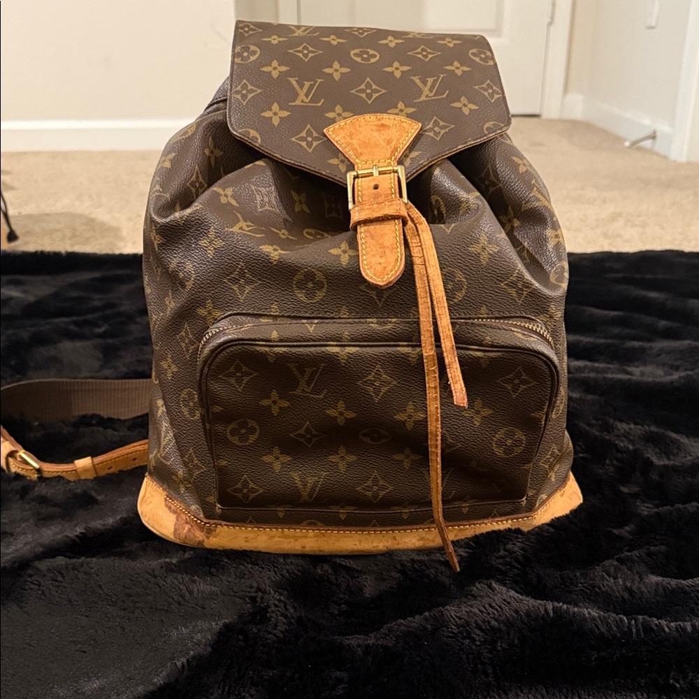 Louis Vuitton Brown Monogram Backpack GM